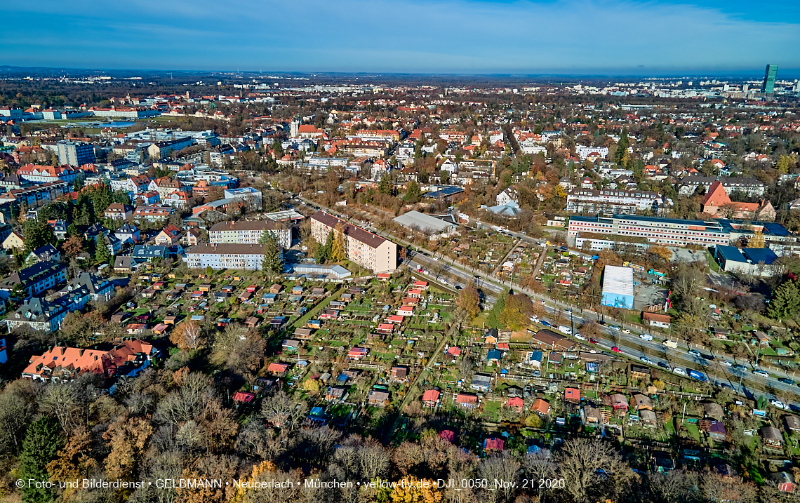 21.11.2020 - Hirschgarten mit Paketposthalle in München